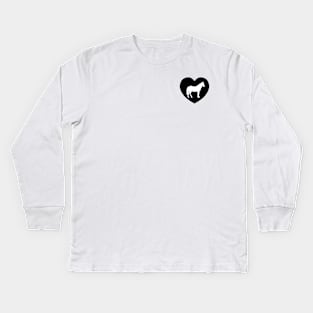 Horse Love | I Heart... Kids Long Sleeve T-Shirt